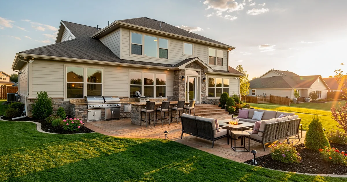 How Much Value Does an Outdoor Kitchen Add to an Independence Home?