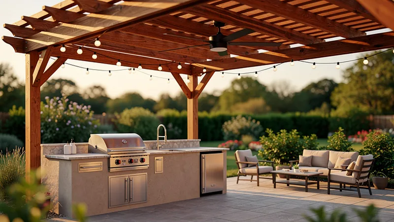Covered Outdoor Kitchen Structures service in Independence, MO