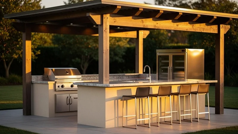 Full Outdoor Kitchen Design & Construction service in Independence, MO