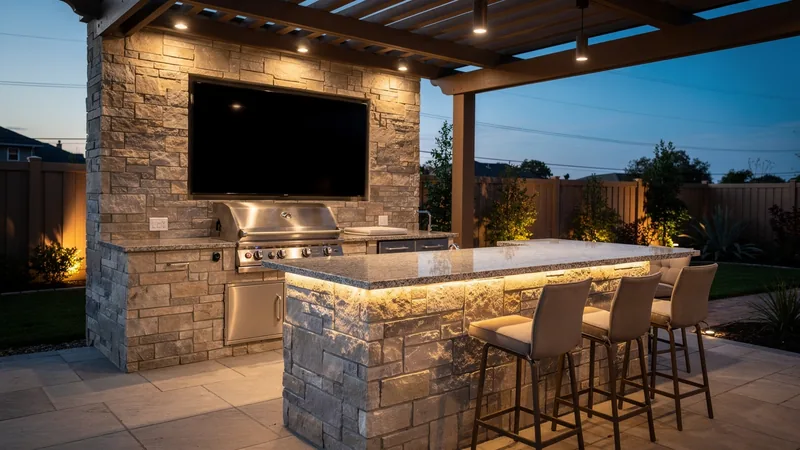 Outdoor Kitchen TV & Entertainment Centers service in Independence, MO